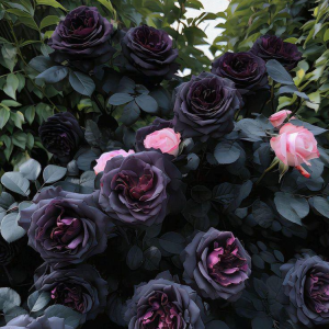 Роза Черная купить по цене от 450р. в интернет-магазине «Посадика» с доставкой почтой в в Свирске и по всей России – [изображение №1].